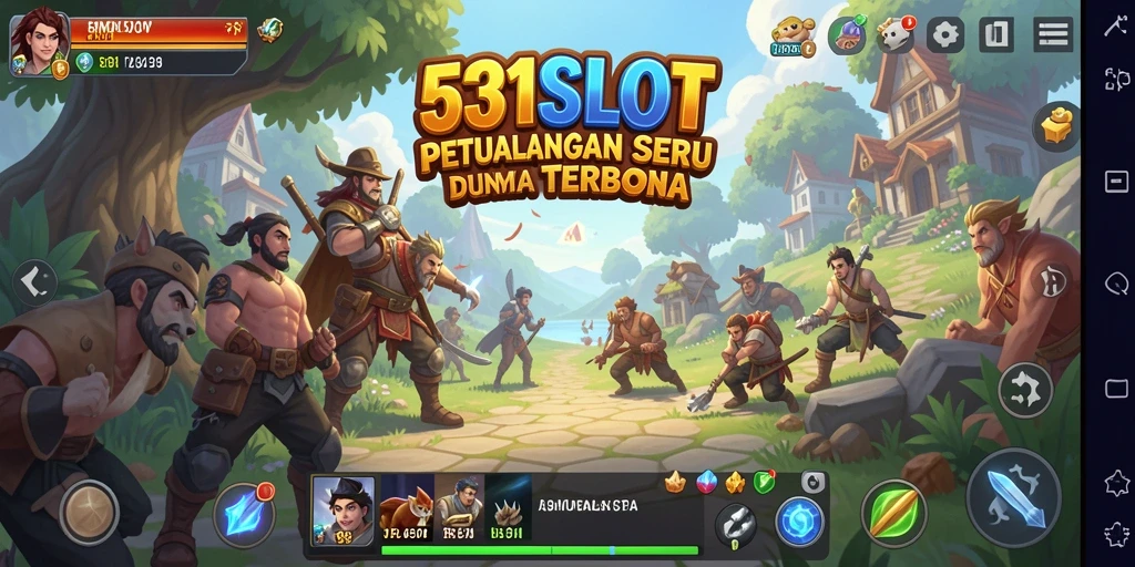 Tampilan gameplay yang memukau di dunia terbuka 531SLOT.