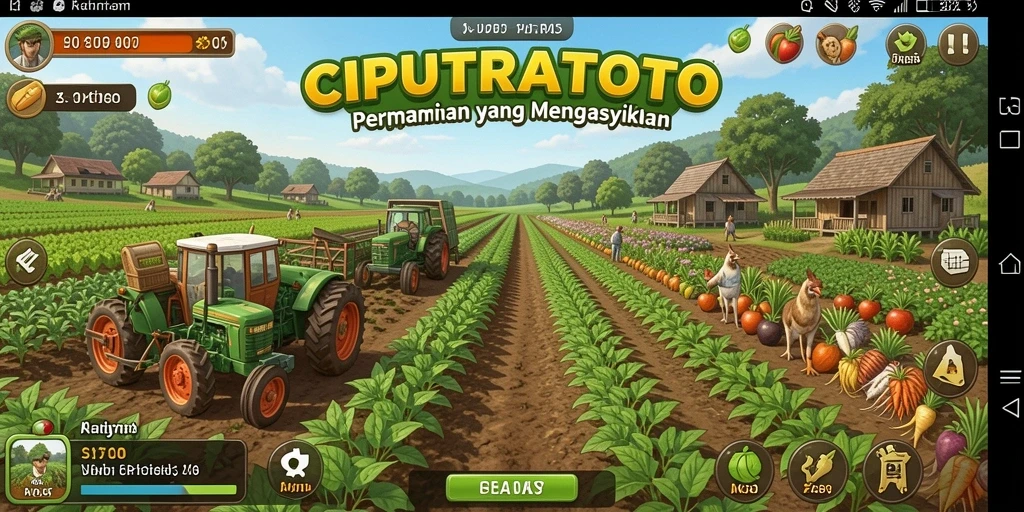 Tampilan menarik dari gameplay pertanian CIPUTRATOTO.