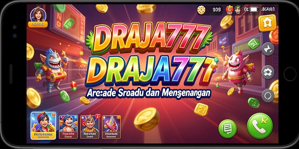 Tampilan seru gameplay DRAJA777 dengan aksi Arcade yang memikat.