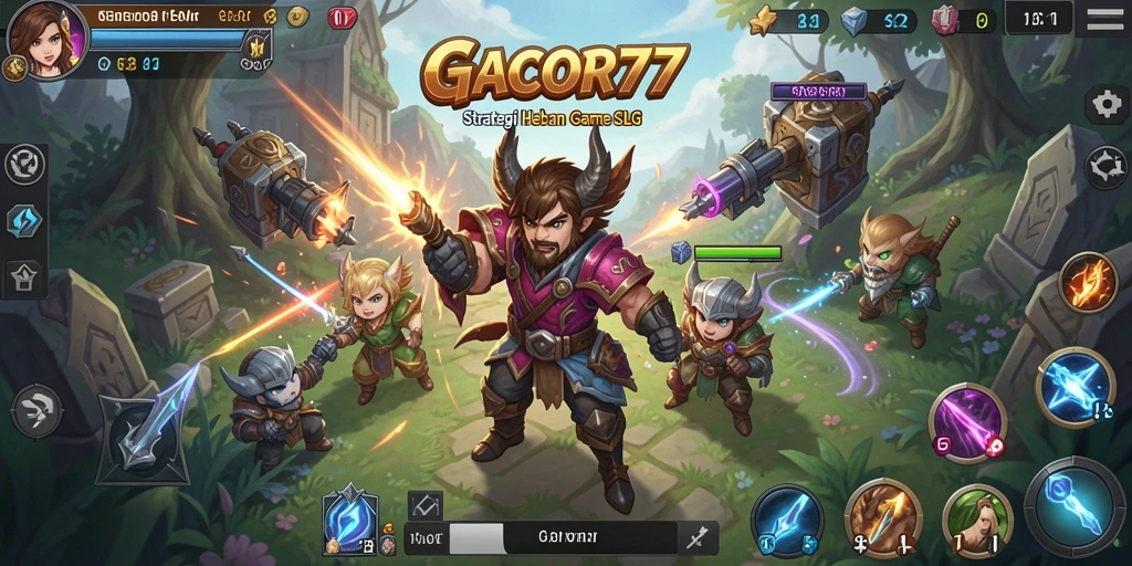 Tampilan menarik dari gameplay GACOR77 yang strategis.