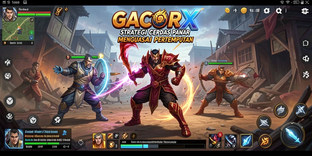 Tampilan aksi pertempuran menarik di GACORX.