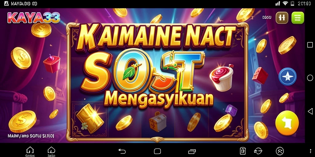 Tampilan seru gameplay KAYA33 dengan berbagai pilihan slot.