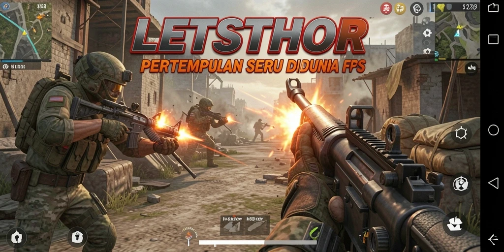 Menampilkan gameplay seru dan penuh aksi dari LETSTHOR.