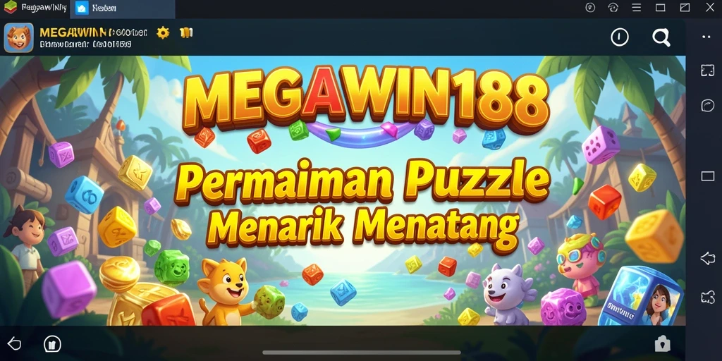 Tangkapan layar gameplay MEGAWIN188 menunjukkan serunya memecahkan puzzle.