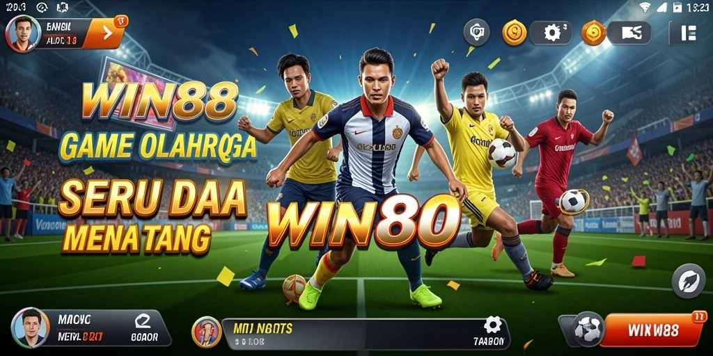 Tampilan gameplay seru dari game olahraga WIN88.